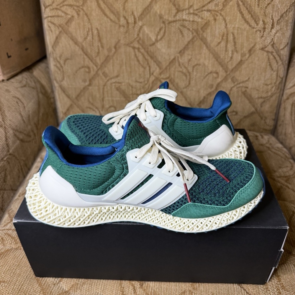 adidas Consortium Ultra 4D Packer Shoes Forest Navy G55226 Men's Size 8 Sneakers - Picture 3 of 10